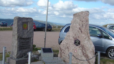 Monument commémoratif du 4ème RTT, au sommet Hohneck