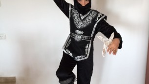 نینجا با ستاره انداز پدرش