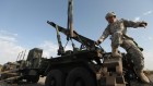 US Army officers stand at a Patriot anti-missile battery site during a joint Israeli-US air-defense exercise in Tel Aviv in 2009. (photo credit: Ziv Koren/Flash90)