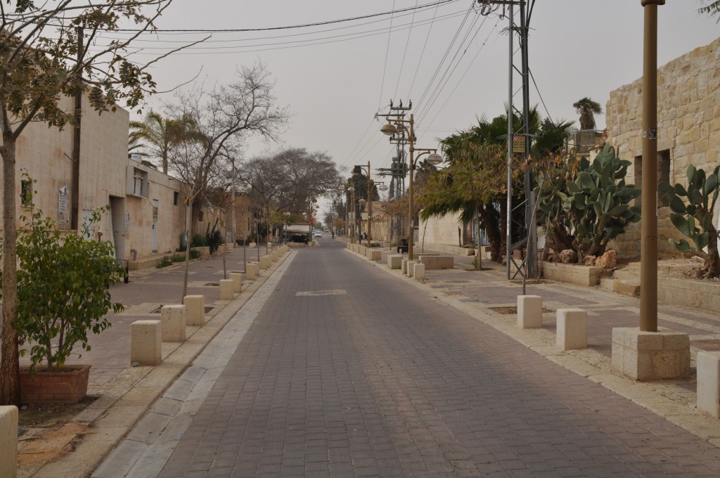 A still deserted Old City street in Beersheba (photo credit: Jen Klor) A still deserted Old City street in Beersheba (photo credit: Jen Klor)