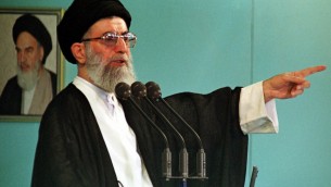 Iran's Supreme Leader Ayatollah Ali Khamenei (photo credit: Kamran Jebreili/AP)