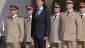 Syrian President Bashar Assad, center, stands next to Syrian Defense Minister Gen. Dawoud Rajha, right, and Chief of Staff Gen. Fahed al-Jasem el-Freij, left, during a ceremony to mark the 38th anniversary of the October 1973 Arab-Israeli war, in Damascus, Syria, last year (photo credit: AP Photo/SANA)