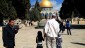 Religious Jews visiting the Temple Mount, March 27, 2013. (photo credit: Sliman Khader/Flash90)