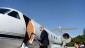 Prime Minister Benjamin Netanyahu boards a plane to Russia on Tuesday, May 14 (photo credit: Kobi Gideon/GPO/Flash90)