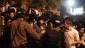 .Israeli police officers confront ultra-Orthodox demonstrators during in front of the recruiting office in Jerusalem, May 16, 2013 (photo credit: Flash90)
