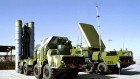 A Russian S-300 anti-aircraft missile system on display in an undisclosed location in Russia (photo credit: AP)