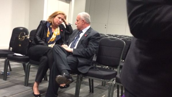 Tzipi Livni meets with PA Foreign Minister Riyad al-Maliki in London, Thursday, June 12. (photo credit: Courtesy) Tzipi Livni meets with PA Foreign Minister Riyad al-Maliki in London, Thursday, June 12. (photo credit: Courtesy)