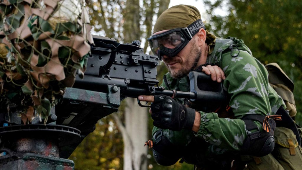 A Pro-Russian rebel prepares arms for the the assault on the positions of Ukrainian army in Donetsk airport, eastern Ukraine, Sunday, Aug. 31, 2014. (AP Photo/Mstislav Chernov) A Pro-Russian rebel prepares arms for the the assault on the positions of Ukrainian army in Donetsk airport, eastern Ukraine, Sunday, Aug. 31, 2014. (AP Photo/Mstislav Chernov)