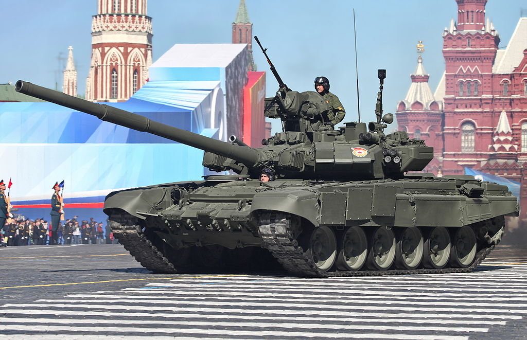 A Russian T-90A tank on parade in Moscow (CC BY-SA 3.0 Vitaly V. Kuzmin/Wikipedia) A Russian T-90A tank on parade in Moscow (CC BY-SA 3.0 Vitaly V. Kuzmin/Wikipedia)