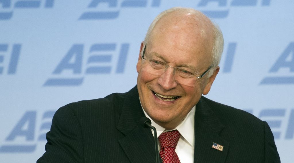 Former Vice President Dick Cheney speaks at the American Enterprise Institute (AEI) in Washington, Wednesday, Sept. 10, 2014. (Cliff Owen/AP) Former Vice President Dick Cheney speaks at the American Enterprise Institute (AEI) in Washington, Wednesday, Sept. 10, 2014. (Cliff Owen/AP)