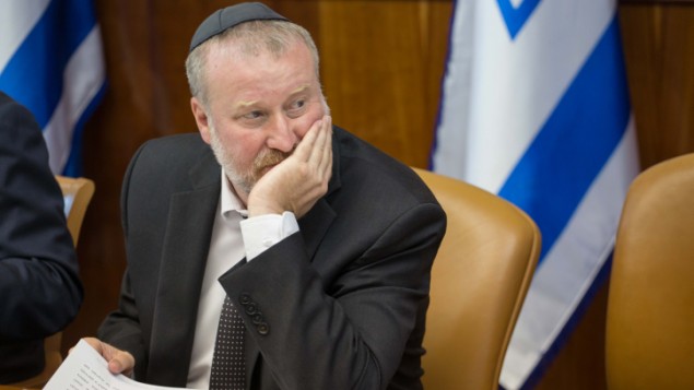 Attorney General Avichai Mandelblit in Jerusalem on July 05, 2015. (Emil Salman/POOL)