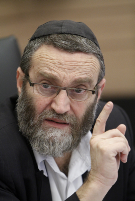 A 'mockery' of Judaism. MK Moshe Gafni (photo credit: Miriam Alster/Flash90)